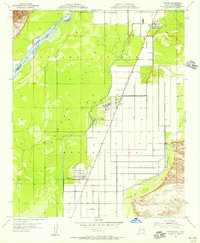 Poston 1955 topographic map thumbnail