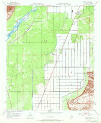 Poston 1955 topographic map thumbnail