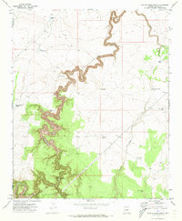 Potato Wash North 1971 topographic map thumbnail