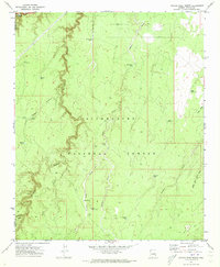Potato Wash South 1971 topographic map thumbnail