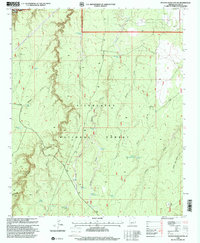 Potato Wash South 1998 topographic map thumbnail