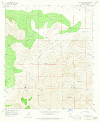 Potter Mountain 1958 topographic map thumbnail