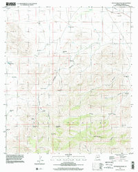 Potter Mountain 1996 topographic map thumbnail