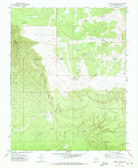 Poverty Spring 1971 topographic map thumbnail