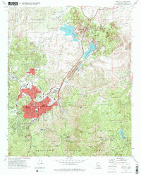 Prescott 1973 topographic map thumbnail