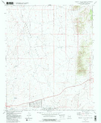 Prescott Valley North 1973 topographic map thumbnail