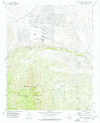 Prescott Valley South 1973 topographic map thumbnail