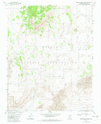 Preston Mesa South 1982 topographic map thumbnail