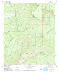 Promontory Butte 1973 topographic map thumbnail