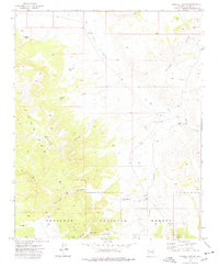 Purcell Canyon 1973 topographic map thumbnail