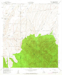 Pyeatt Ranch 1958 topographic map thumbnail