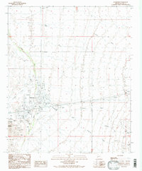 Quartzsite 1990 topographic map thumbnail