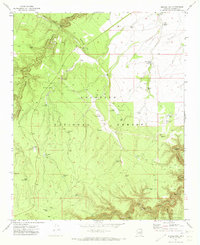 Quayle Hill 1971 topographic map thumbnail