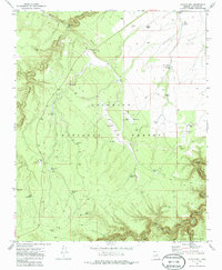 Quayle Hill 1971 topographic map thumbnail