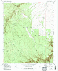 Quayle Hill 1971 topographic map thumbnail