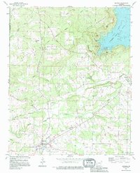 Quitman 1991 topographic map preview