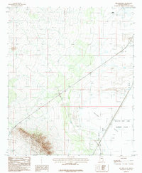 Red Bird Hills 1985 topographic map thumbnail
