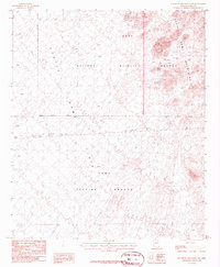 Red Bluff Mountain NW 1986 topographic map thumbnail