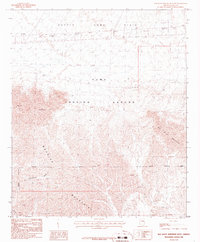 Red Bluff Mountain West 1986 topographic map thumbnail