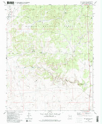 Red Butte SW 1980 topographic map thumbnail