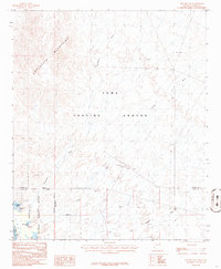 Red Hill SW 1986 topographic map thumbnail