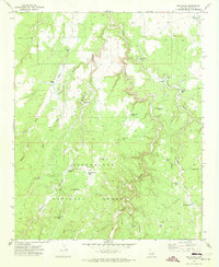 Red Knoll 1970 topographic map thumbnail