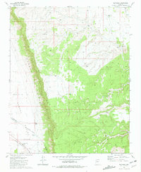 Red Mesa 1981 topographic map thumbnail