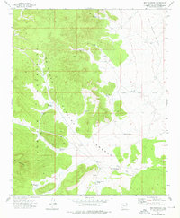 Red Mountain 1973 topographic map thumbnail