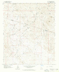 Red Picacho 1964 topographic map thumbnail