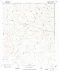 Red Picacho 1964 topographic map thumbnail
