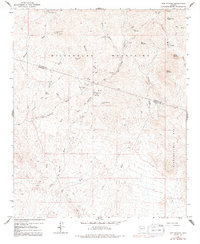 Red Picacho 1964 topographic map thumbnail