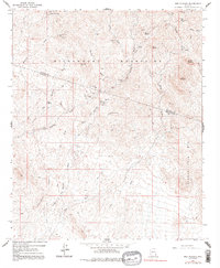 Red Picacho 1964 topographic map thumbnail