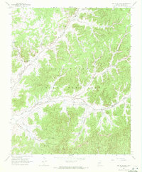 Red Slide Peak 1968 topographic map thumbnail