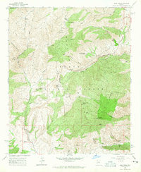 Reno Pass 1964 topographic map thumbnail