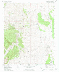 Rhodes Canyon 1981 topographic map preview