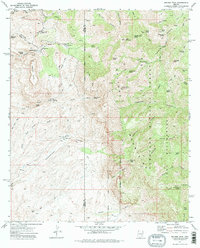 Rhodes Peak 1972 topographic map thumbnail