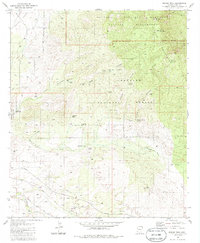 Rincon Peak 1981 topographic map thumbnail