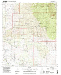 Rincon Peak 1996 topographic map thumbnail