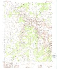 Robinson Canyon 1988 topographic map thumbnail