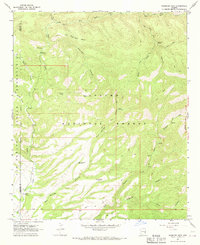 Robinson Mesa 1967 topographic map thumbnail