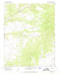 Rocky Ridge NE 1967 topographic map thumbnail