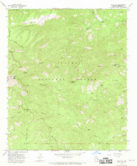 Rose Peak 1967 topographic map thumbnail