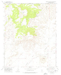 Rotten Bananas Butte 1972 topographic map thumbnail