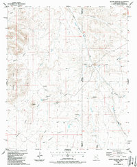 Round Mountain 1986 topographic map thumbnail