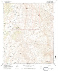 Rover Peak 1967 topographic map thumbnail