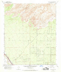 Ruelas Canyon 1968 topographic map thumbnail