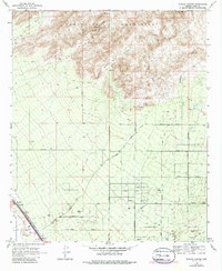 Ruelas Canyon 1968 topographic map thumbnail