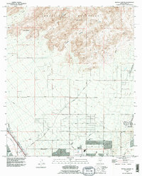 Ruelas Canyon 1992 topographic map thumbnail