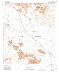 Sacaton 1966 topographic map thumbnail