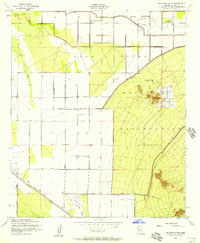 Sacaton Butte 1952 topographic map thumbnail